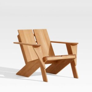 Blue Outdoor Rocking Chair - Image 2